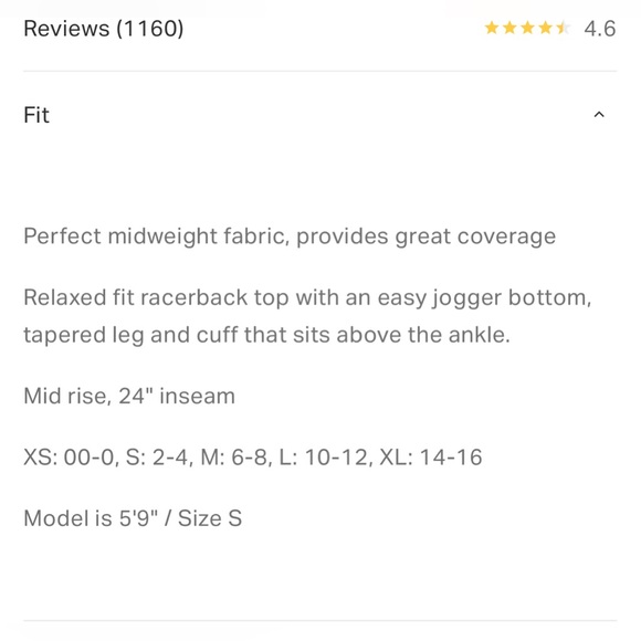 Vuori Lux jumpsuit size medium - Picture 6 of 7